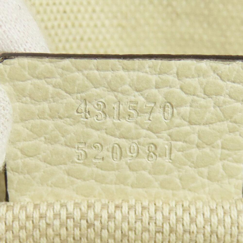 Gucci Authentic White Leather Backpack - image 7